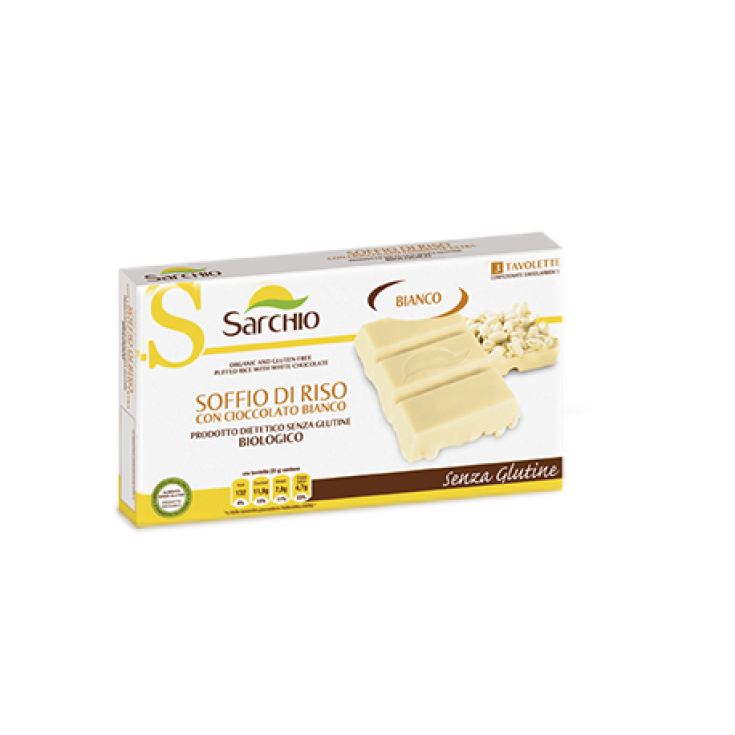 Sarchio Soffio Di Riso Con Cioccolato Bianco Biologico 75g