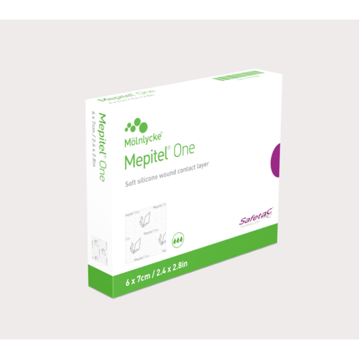 M&ouml;lnlycke&reg; Mepitel&reg; One Medicazione In Silicone Misura 10x7,5cm 10 Pezzi