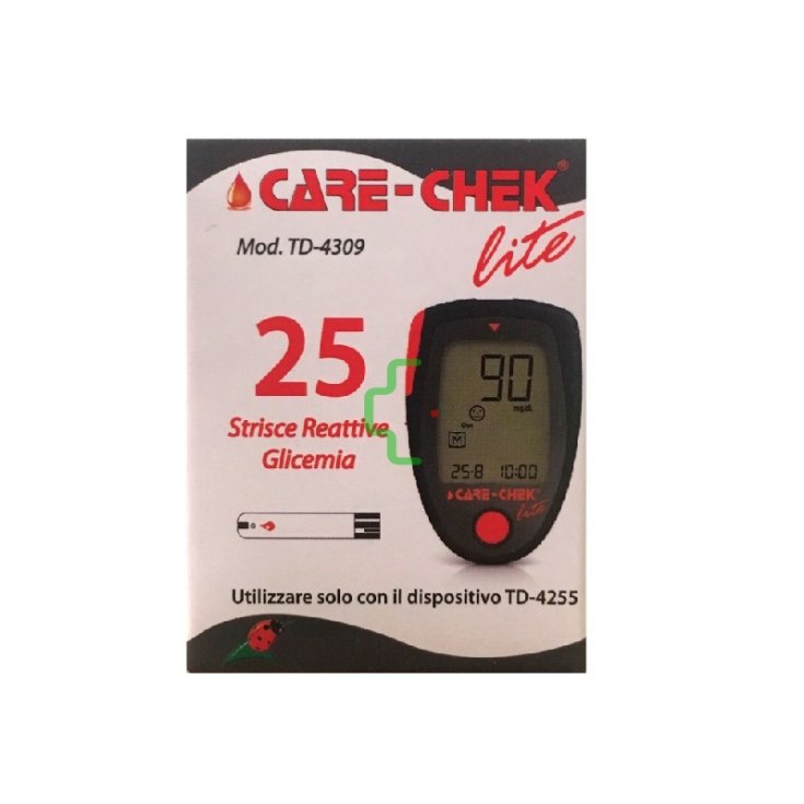 MDHealthCare Care-Chek Lite Strisce Reattive Per Misurazione Glicemia 25 Pezzi