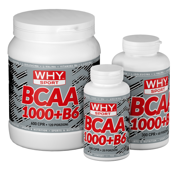 Why Sport Bcaa + B6 Integratore Alimentare 100 Capsule
