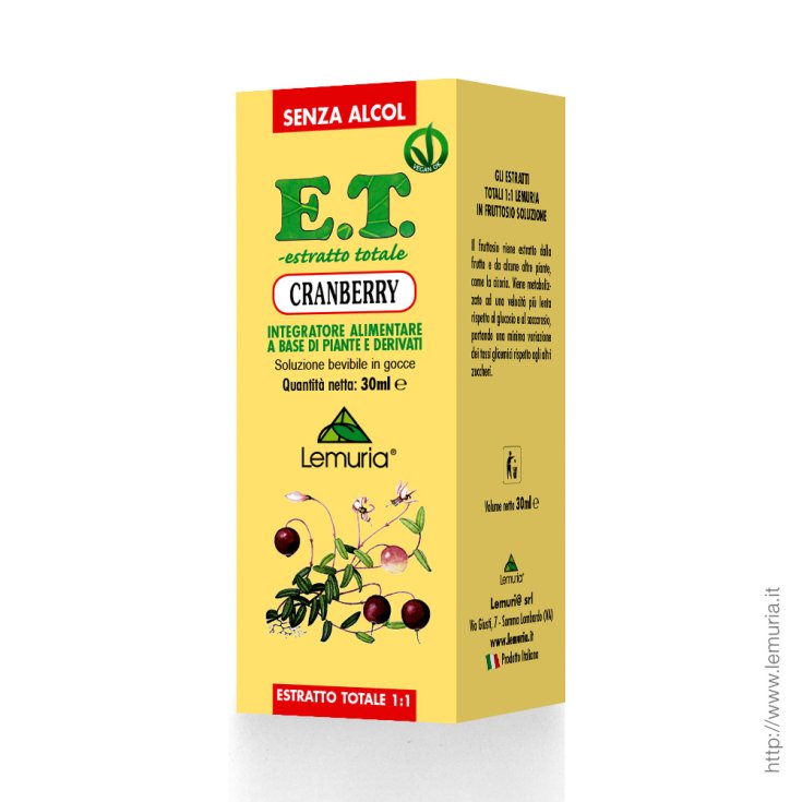 Lemuri Cranberry Et Integratore Alimentare 30ml
