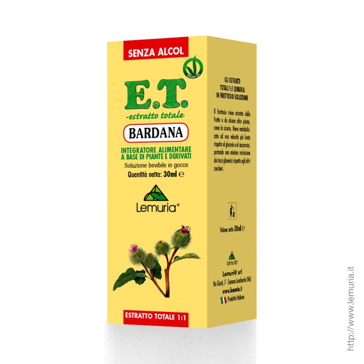 Lemuri Bardana Estratto Totale Integratore Alimentare 30ml