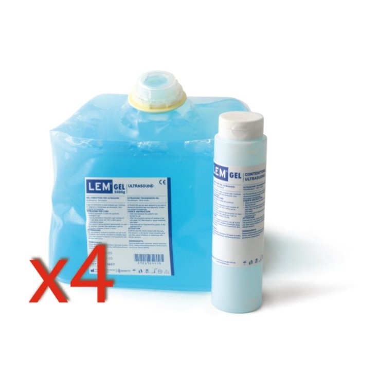 Moretti Lem Gel Per Ultrasuoni 4 Pezzi
