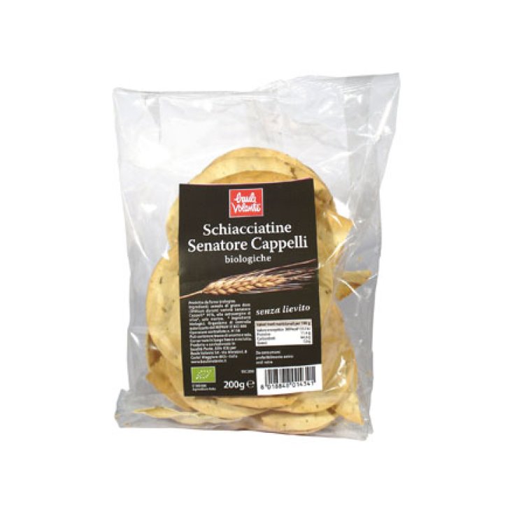 Baule Volante Schiacciatine Senatore Cappelli  Biologico Senza Glutine 200g