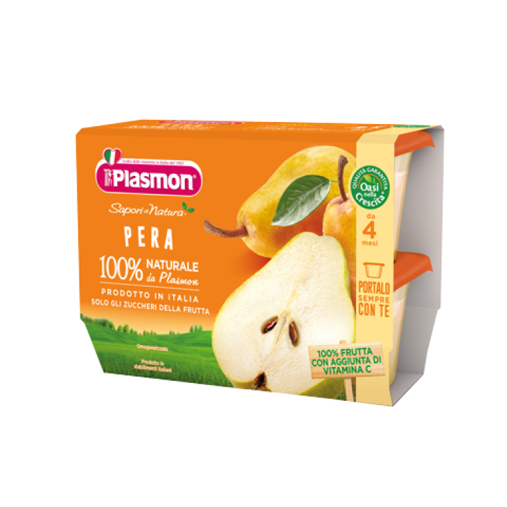 Plasmon Omogeneizzati Di Frutta Sapori Di Natura Pera 4x100g