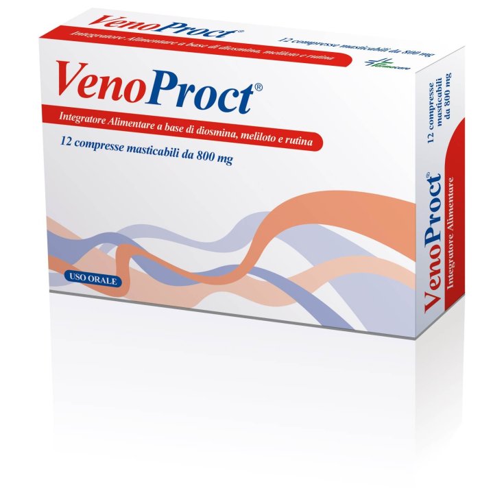 VenoProct Integratore Alimentare 24 Compresse Masticabili