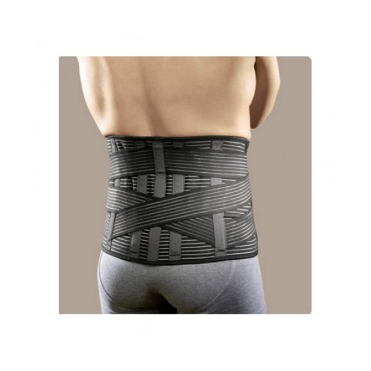 Ro+ten Linearplus70 Corsetto Elastico Millerighe Basso Con Tiranti Ad Incrocio Posteriore Pr1-1870s Nero Taglia L