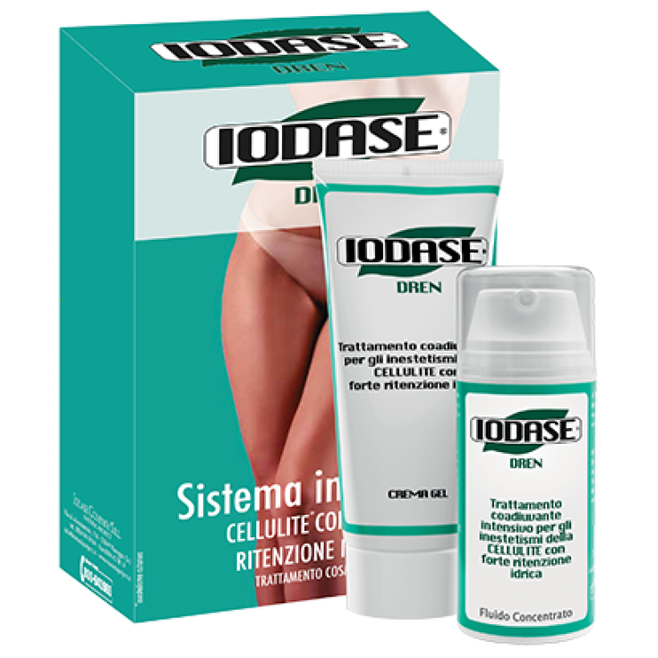 Iodase Dren Crema Duo Pack Crema 200ml + Fluido Concentrato 100ml