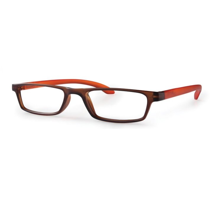 Trendy Occhiali Premium Arancio/Marrone Diottrie +1,50