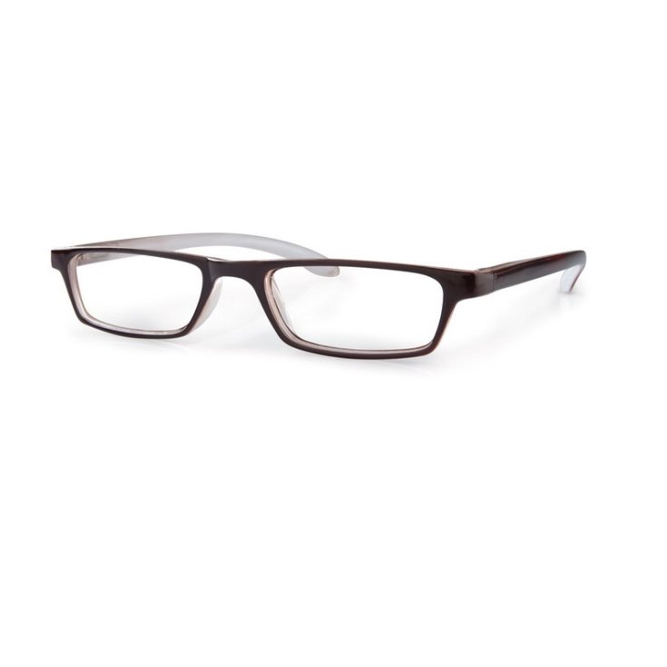 Trendy Occhiali Premium Marrone/Bianco Diottrie +2,50