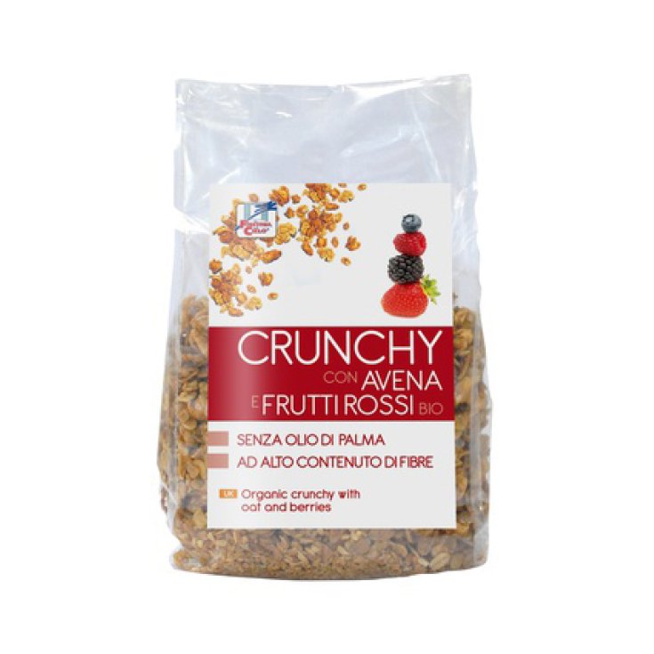 La Finestra Sul Cielo Crunchy Con Avena E Frutti Rossi Bio Cereali Per La Colazione 375g