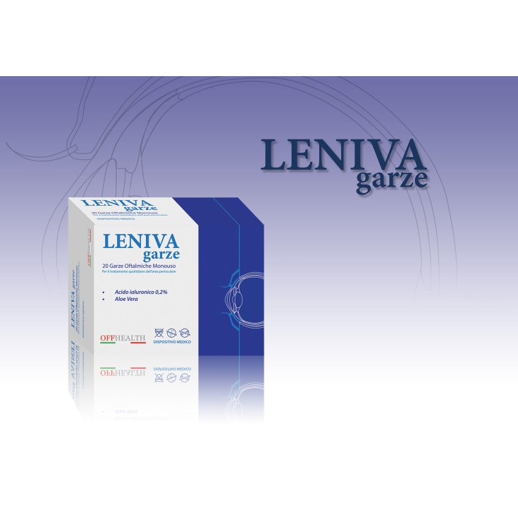 OFFHEALTH LENIVA Garze Oftalmiche Monouso 20 Pezzi