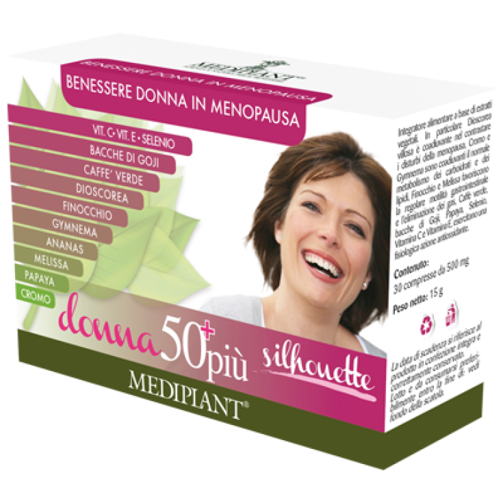 Mediplant  Donna 50+ Silhouette Integratore Alimentare 30 Compresse
