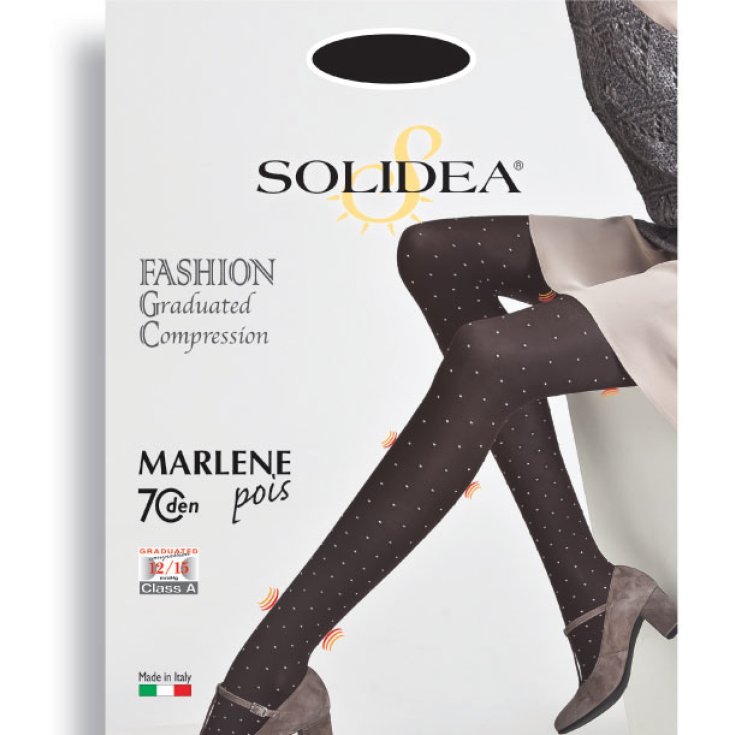 Solidea Marlene Pois 70 Collant Opaco Color Moka Taglia 3-ml