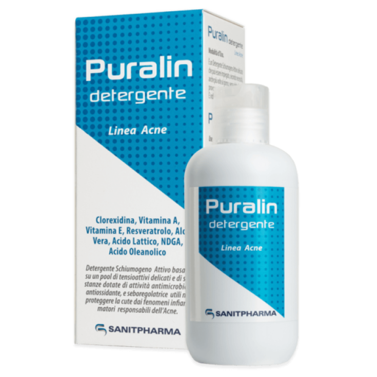 SanitPharma Puralin Detergente Schiumogeno Linea Acne 200ml