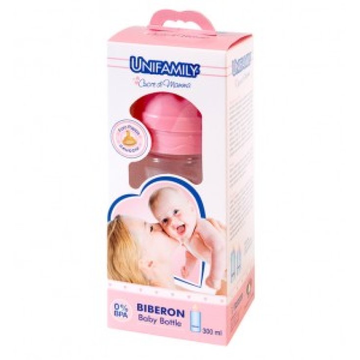 Unifamily Biberon Girl Tettina In Caucci&ugrave; 300ml