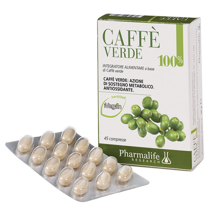 Pharmalife Research Caff&egrave; Verde Integratore Alimentare 45 Compresse