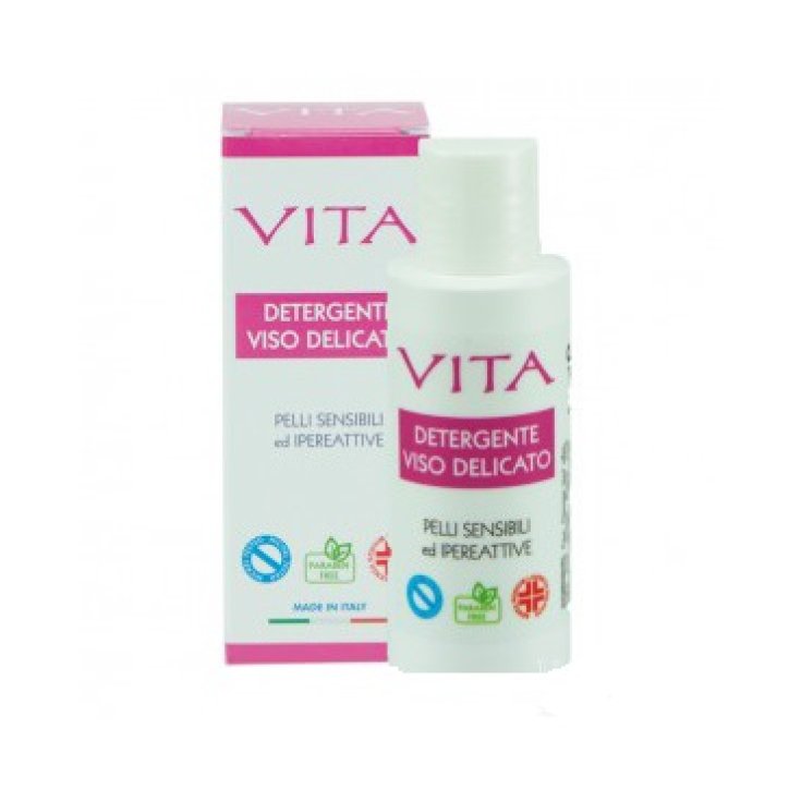 Vita Detergente Viso Delicato Pelli Sensibili, Atopiche, Ipereattive, Intolleranti 100ml