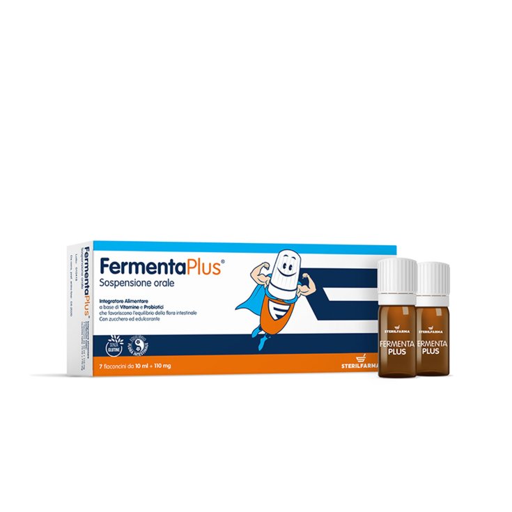Sterilfarma&reg; FermentaPlus&reg; Sospensione Orale Integratore Alimentare 7 Flaconcini Da 10ml