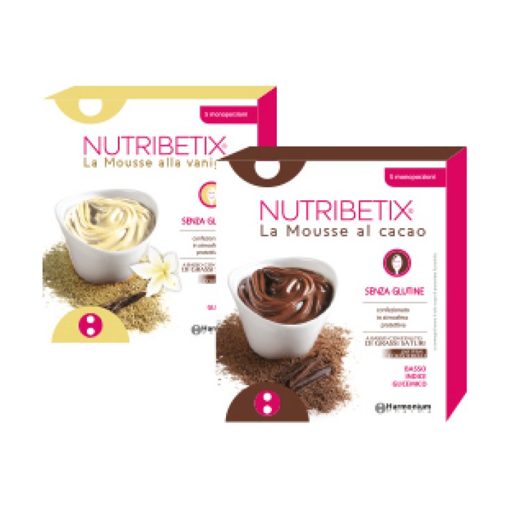 Harmonium Pharma Nutribetix La Mousse Al Cacao Senza Glutine 5 Monoporzioni