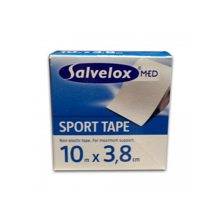 Salvelox Med Sport  Tape Cerotto In Striscia 10x3,8cm