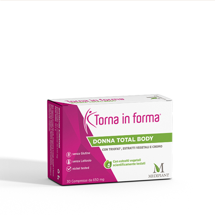 Torna In Forma Donna Total Body Integrtaore Alimentare 30 Compresse