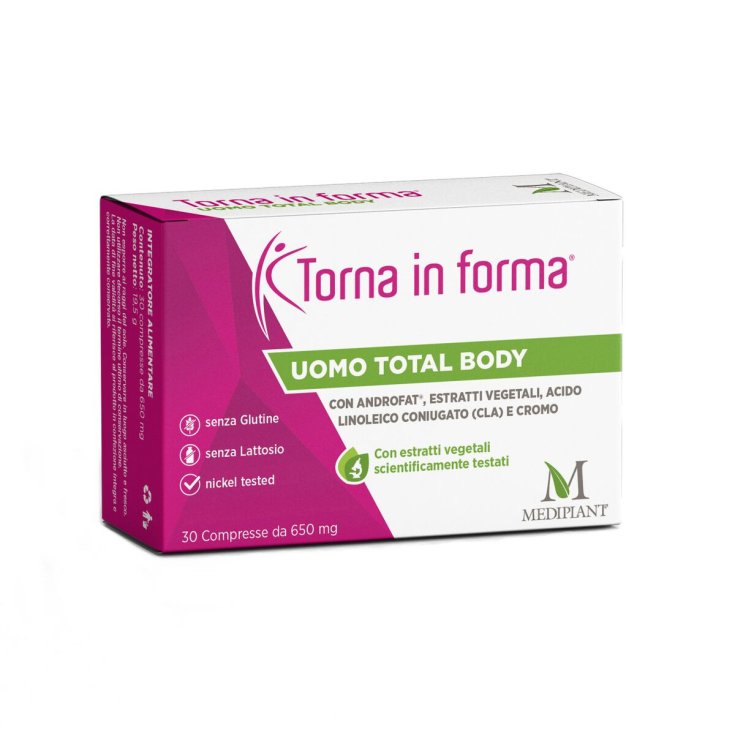Torna In Forma Uomo Total Body Integratore Alimentare 30 Compresse