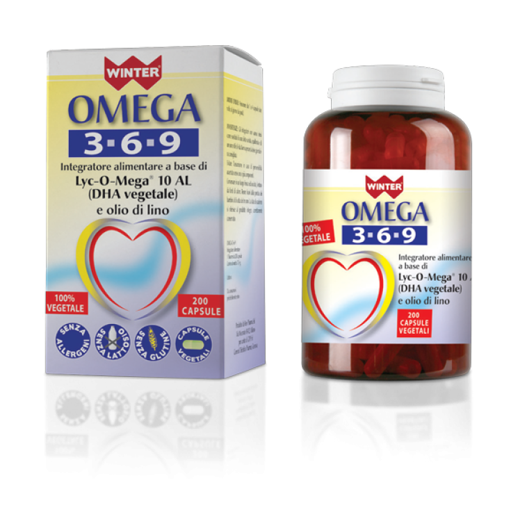 Winter Omega 3/6/9 Integratore Alimentare Senza Glutine 200 Capsule Vegetali