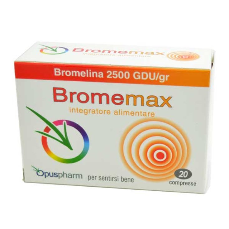 Opuspharm Bromemax Integratore Alimentare Alla Bromelina 20 Compresse