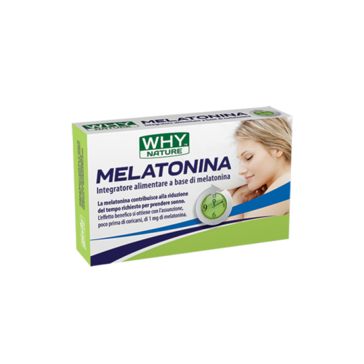 WHY Nature Melatonina Integratore Alimentare 80 Compresse