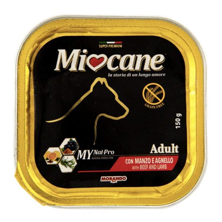 Morando Miocane Pat&egrave; Adult Manzo E Agnello Monoporzione 150g