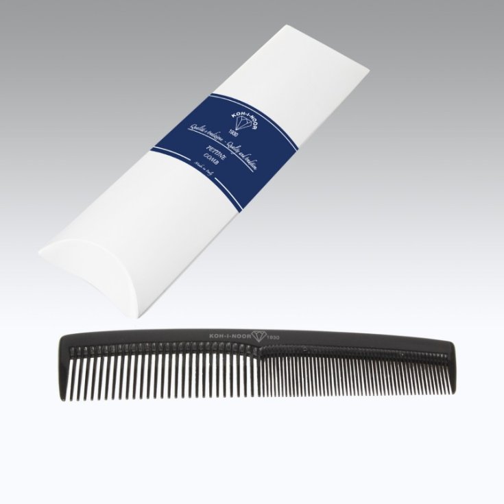 Koh-I-Noor Pettine In Avorio Nero Collezione 1930 19x4cm