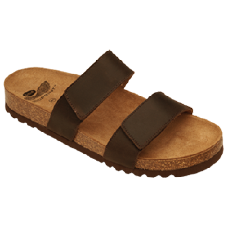 Dr. Scholl's Tymeg Sandalo Uomo Nubuck Ingrassato Colore Testa Di Moro Misura 41