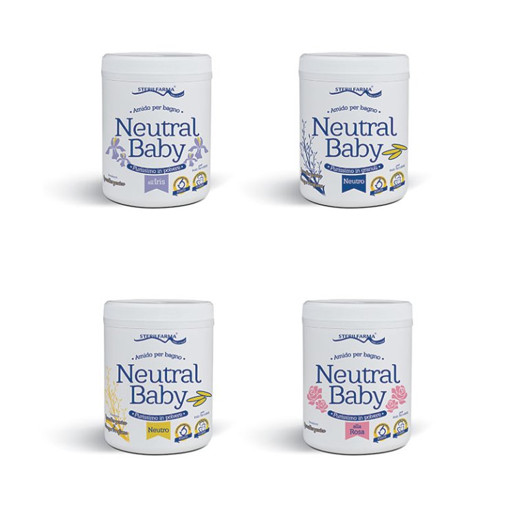 Sterilfarma&reg; Neutral Baby Amido Profumato Alla Rosa 220g