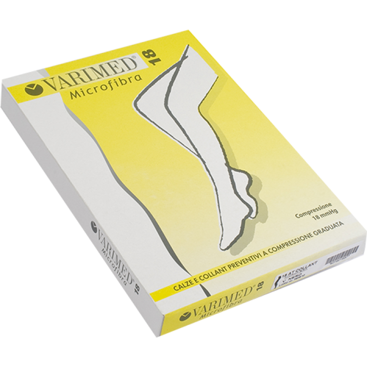 Varimed 18 Microfibra Donna Autoreggenti Color Daino Taglia 4