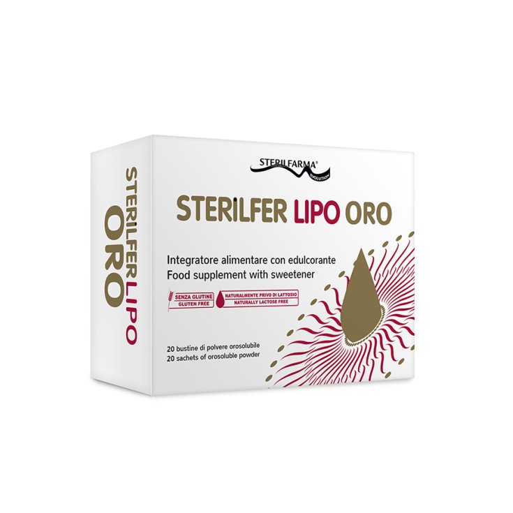 Sterilfarma&reg; Sterilfer&reg; Lipo Oro Integratore Alimentare 20 Bustine