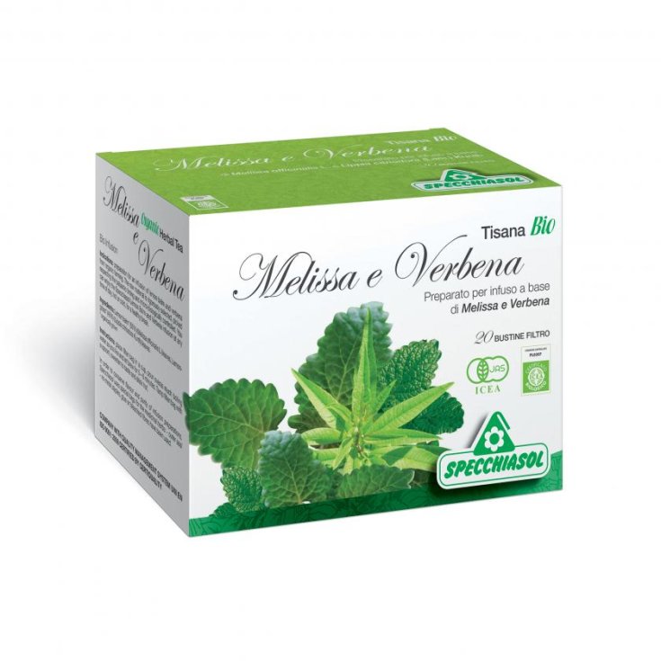 Melissa e&nbsp;Verbena Infuso Bio&nbsp;Specchiasol 20 Bustine