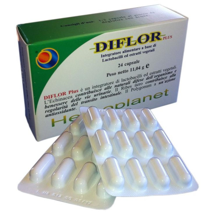 Herboplanet Diflor Plus Integratore Alimentare 24 Capsule