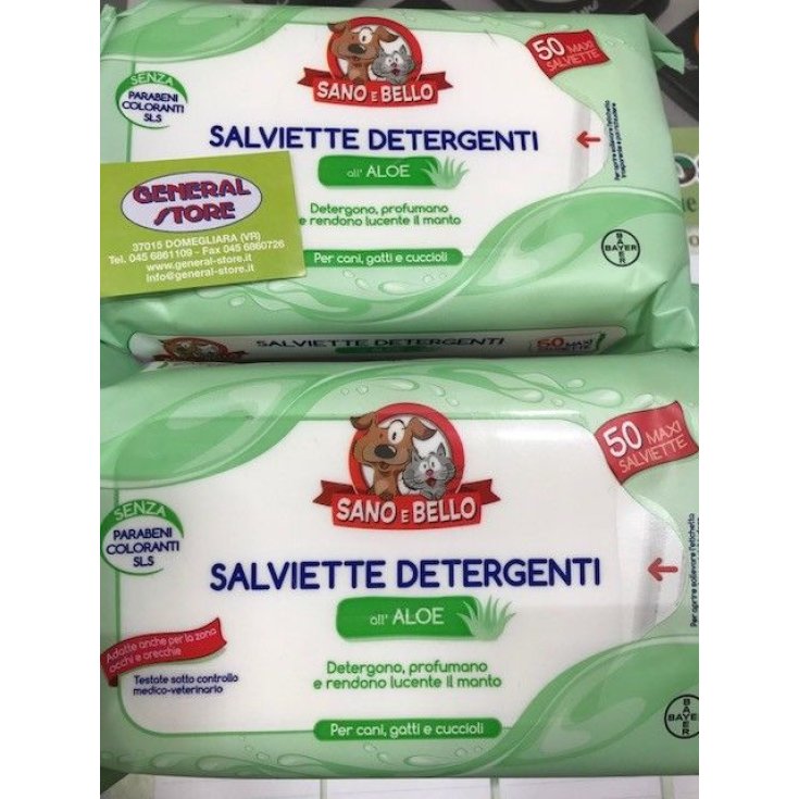 Salviette Detergenti all'Aloe - Salviette