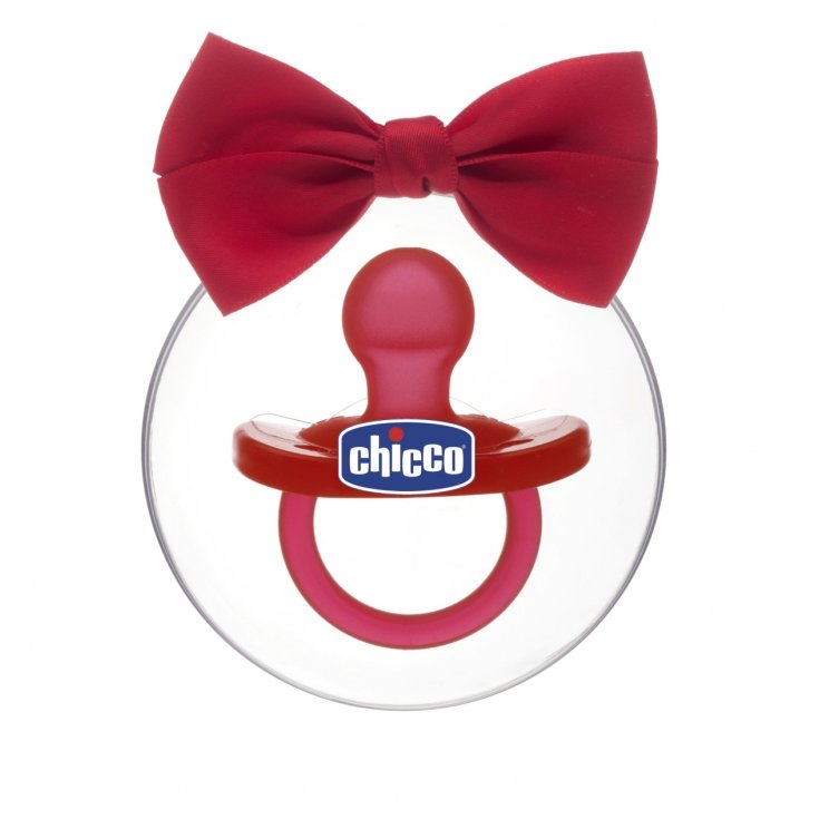 Chicco Gommotto Physio In Silicone Rosso 6-12m
