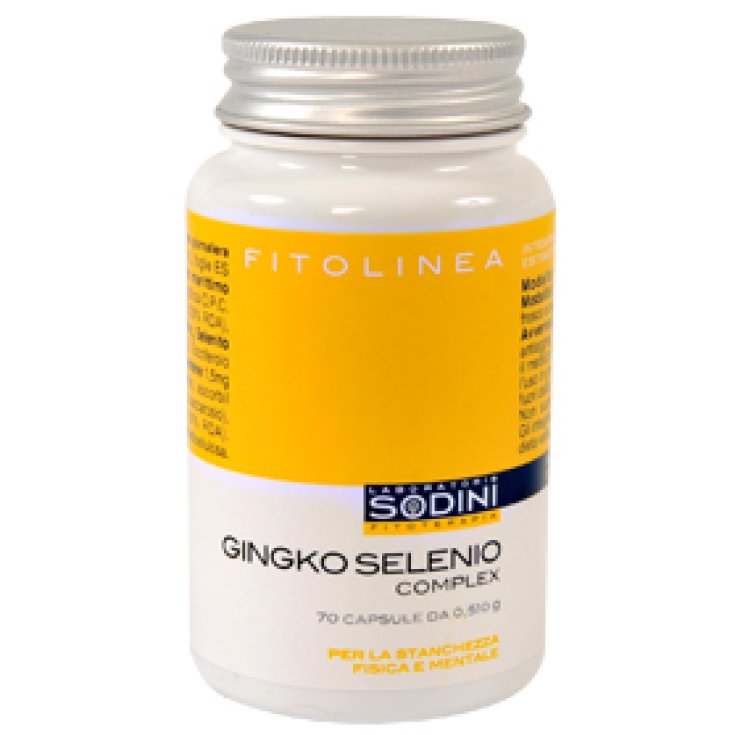 Laboratorio Sodini Ginkgo Selenio Complex Integratore Alimentare 70 Capsule