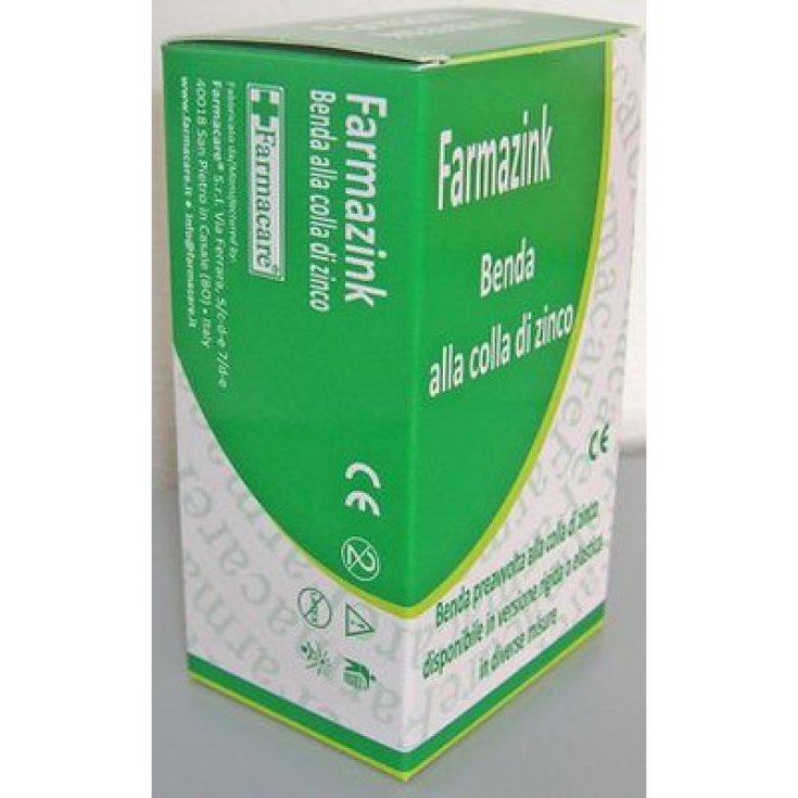 Farmacare Farmazink Benda Alla Colla Di Zinco Elastica 10x5cm 1 Pezzo