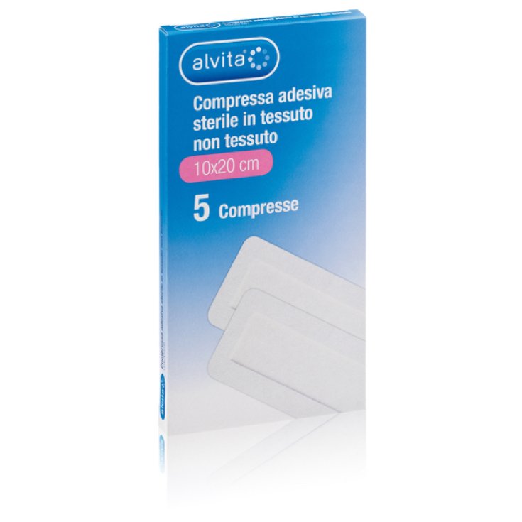 Alvita Compressa Adesiva Sterile Dimensioni 10x20cm