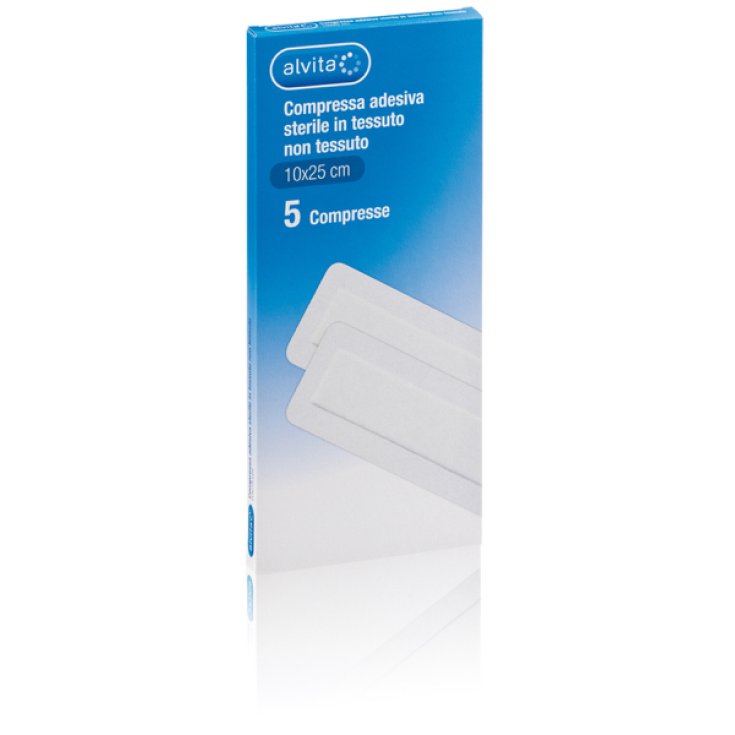 Alvita Compressa Adesiva Sterile Dimensioni 10x25cm
