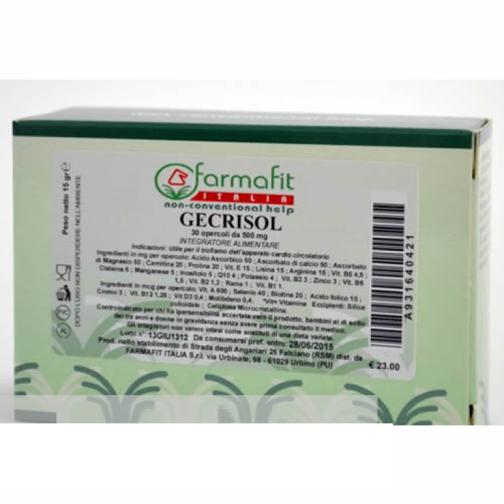 Pharmafit Gecrisol Integratore Alimentare 30 Opercoli