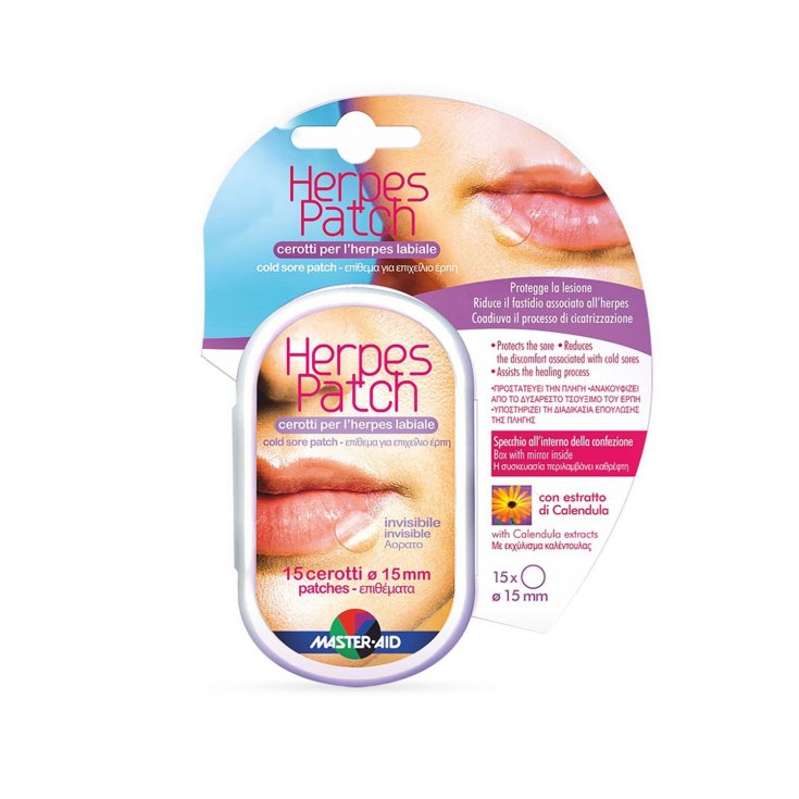 Master-Aid&reg; Herpes Patch Cerotti Per L'Herpes Labiale 15 Pezzi