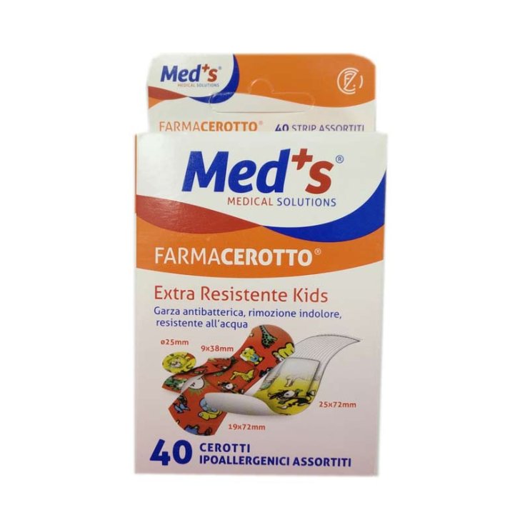 Med's FarmaCerotto Extraresistente Kids 40 Cerotti Assortiti
