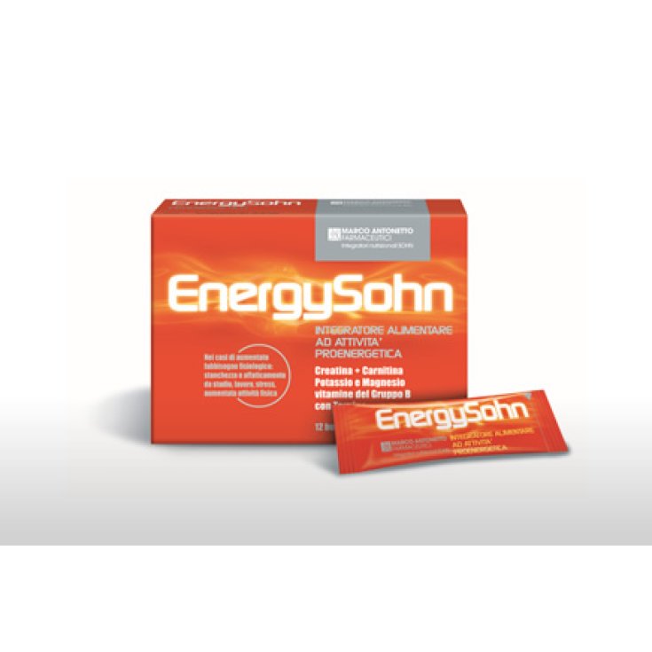 Marco Antonetto Energysohn Integratore Alimentare 12 Bustine