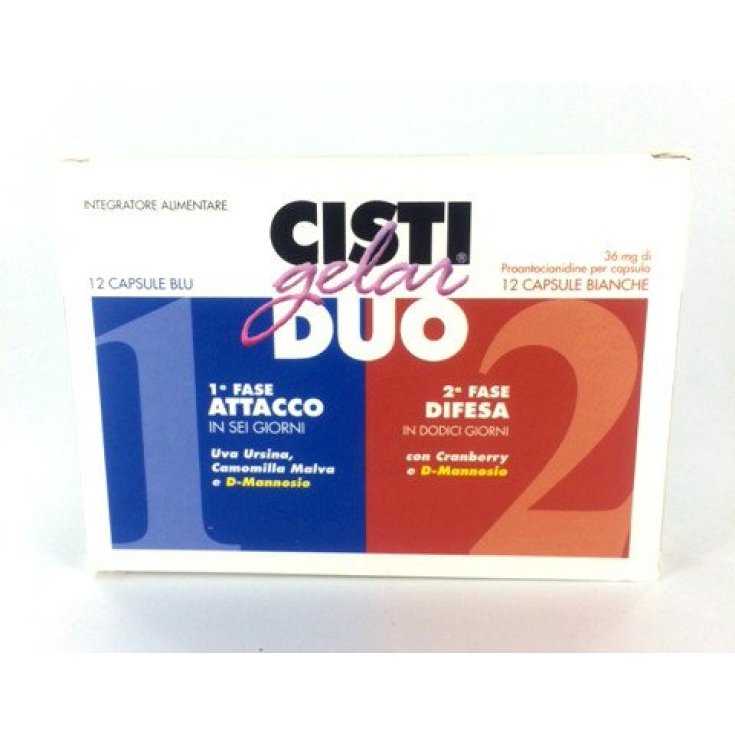 Gelar Farma Cistigelar Duo Integratore Alimentare 24 Capsule