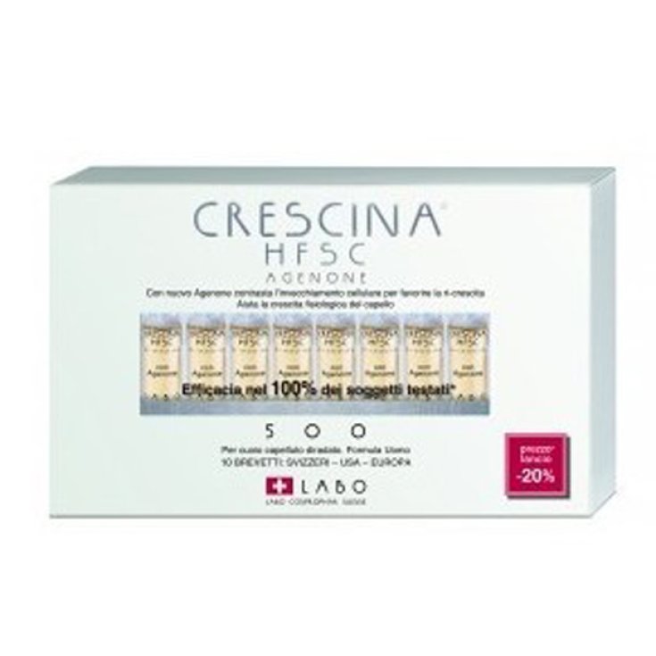 Labo Crescina HFSC Con Agenone Dosaggio 500 Formato Uomo 40 Fiale